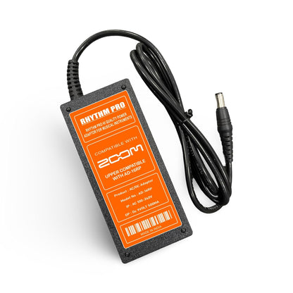 RHYTHM PRO Heavy Duty Z O O M AD-16RP AC Adapter for use with Z o o m's effects pedals and rhythm machines (9volt 500ma)